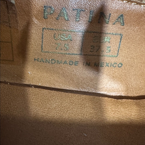 patina Brown Leather Loafers - Picture 4 of 6